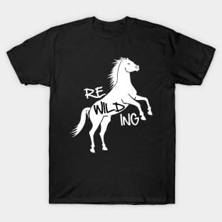 rewilding horses wildlife T-Shirt